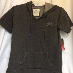 ECU Women’s Colosseum Short Sleeve Hoodie M